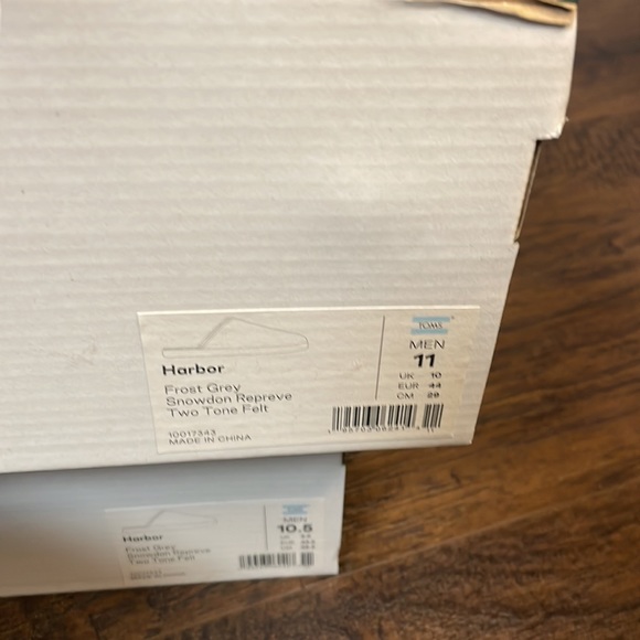 Toms x West Elm harbor Frost Grey slippers - Picture 7 of 7